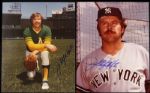 1990-1999 circa Jim "Catfish" Hunter New York Yankees Signed 8x10 Color Photo (JSA)