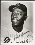1982 Hank Aaron Signed 8x10 Photograph (JSA)