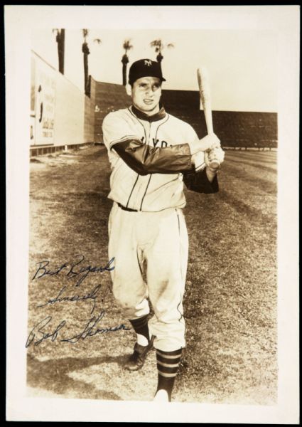 1950s New York Giants Signed 5x7 Photograph (JSA)