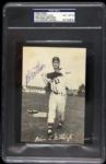 1954-1956 Eddie Mathews Milwaukee Braves Spic & Span Signed Card (PSA/DNA)