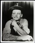 1980s Art Carney “Honey Mooners” Star Signed 8x10 B&W Photo (JSA)