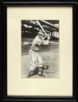 1950s Stan Musial St. Louis Cardinals 5x7 B&W Signed Photo (Framed and Matted) "Early Green Ink" (JSA) 