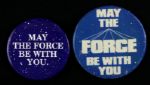 1977 Star Wars 3” 3.5” Vintage Promotional Pinback Button (Lot of 2)