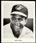 1970s Frank Robinson Baltimore Orioles 8x10 B&W Tadder Promotional Photo