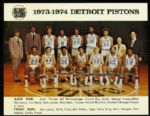 1973-74 Detroit Piston 5”x7” Color Team Issue Photo – Heavy Stock