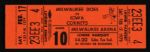 1979 Milwaukee Does WBL vs. Iowa Cornets Full Unused Ticket