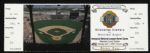 1998 Inaugural National League Home Game Milwaukee Brewers County Stadium Full Ticket (April 7, 1998)