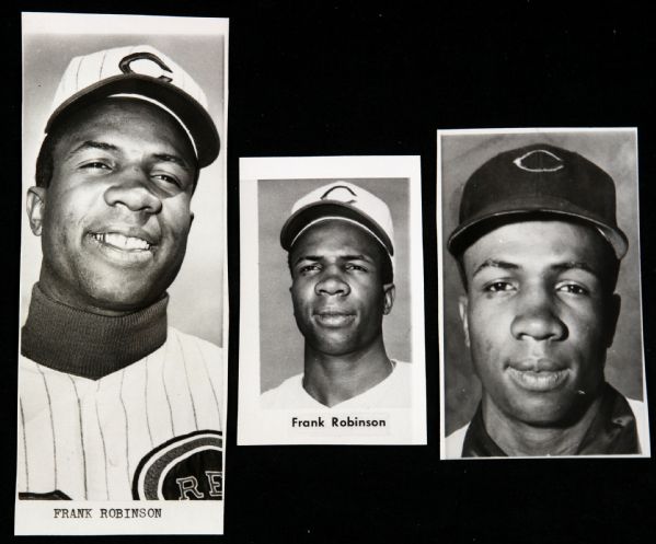 1950s Frank Robinson Cincinnati Reds Original Press Wire Photos
