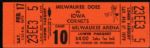   1979 Milwaukee Does vs. Iowa Cornets WBL Full Unused Ticket