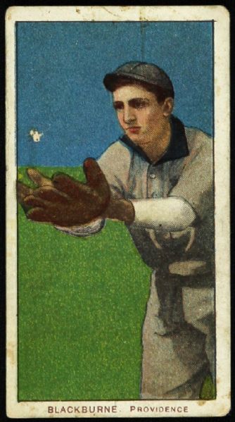 1909 T206 Card# 42 Lena Blackburne of the Providence (Polar Bear Back)