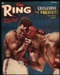 1960s Cassius Clay Signed Ring Magazine (Cover Only) JSA