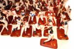 1999-2000's Danbury Mint Issued Baseball Legends Statues (Lot of 58)