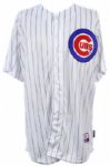 2012 Mather Chicago Cubs Game Worn Jersey