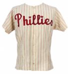 1969 Billy DeMars Philadelphia Phillies Game Worn Home Jersey (MEARS LOA)