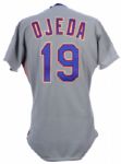 1989 Bob Ojeda New York Mets Autographed Game Worn Road Jersey (MEARS LOA)