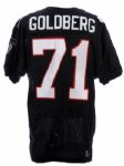 1993-95 circa Bill Goldberg Atlanta Falcons Home Jersey (MEARS LOA)