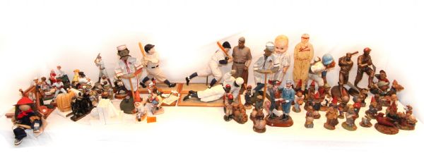 Ashton Drake Legend Series Ruth Cobb Gehrig Tom Clark Creations Folk Art Shadow Dancers (Lot of 75)