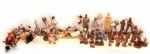 Ashton Drake Legend Series Ruth Cobb Gehrig Tom Clark Creations Folk Art Shadow Dancers (Lot of 75)