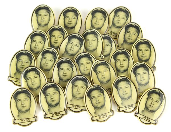 1995 Early Wynn Chicago White Sox Enamel Pin “Ball Park Classic Pin Series” (Lot of 25)