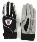 2000 circa early career Donald Driver Green Bay Packers Game Worn Receivers Gloves (MEARS LOA/JSA)