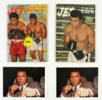 1974 Muhammad Ali Jet Magazine (2) & Postcards (2)