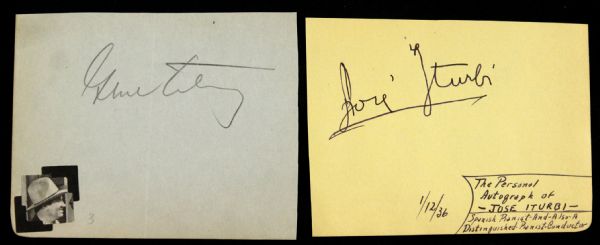 1940s Gene Autry Cowboy Western Star Signed Album Page (MEARS LOA)