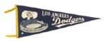 1958 Los Angeles Dodgers Inaugural Season Brooklyn Bum “A New Home” 29” Full Size Pennant