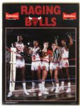 1985-86 Chicago “Raging” Bulls Budweiser Promotional 19”x25” Poster