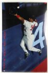1990s Kirby Puckett Minnesota Twins 24"x36" Nike Cardboard Advertising Store Display