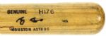 1991-97 Craig Biggio Houston Astros Signed Louisville Slugger Professional Model Game Used Bat (MEARS A8) *JSA*