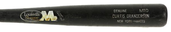 2010-2013 Curtis Ganderson New York Yankees Game Used Louisville Slugger Bat (Steiner LOA)