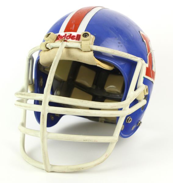 1982-92 Denver Broncos #55 Riddell Game Worn Helmet (MEARS LOA)