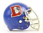 1982-92 Denver Broncos #55 Riddell Game Worn Helmet (MEARS LOA)