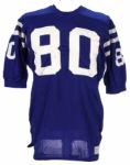 1970-72 Jim O’Brien Baltimore Colts Game Worn Home Jersey (Super Bowl Era) MEARS A9