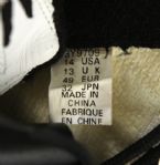 1997 World Championship Season Dennis Rodman Final Season w/ Chicago Bulls Game Worn Autographed Shoes (PSA/DNA  - MEARS  LOA)