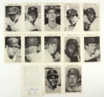 1970 Inaugural Season Milwaukee Brewers Team Issue Photo Pack & Original Envelope Complete Set of 12