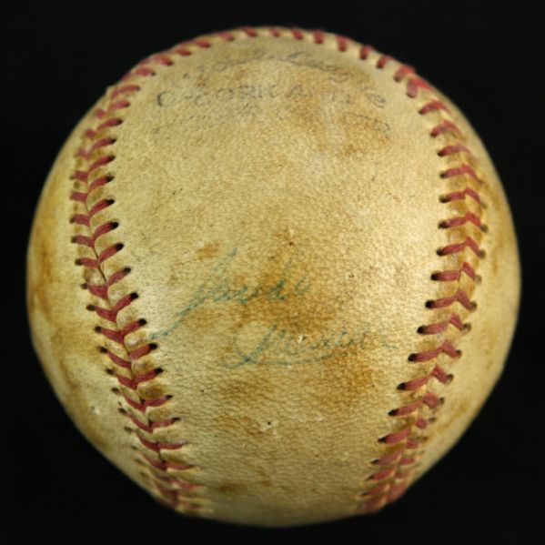 1953-60s Milwaukee Braves Facsimile Signature Souvenir Baseballs (Lot of 4)