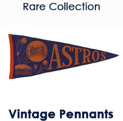 1964-65 Rare Houston Colts / Astros Double Sided 29” Full Size Pennant