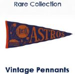 1964-65 Rare Houston Colts / Astros Double Sided 29” Full Size Pennant