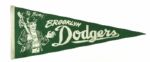 1955-57 circa Brooklyn Dodgers “da bums” 29” Pennant