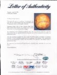 1928 New York Yankees OAL Ban Johnson Team Signed Baseball – 27 signatures including Babe Ruth, Lou Gehrig, Tony Lazzeri, Waite Hoyt, Leo Durocher, and Miller Huggins (PSA/DNA Full Letter)