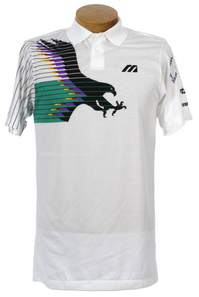 1980s Ivan Lendl Tennis Great Hertz Mizuno Match Worn Shirt & Pant (Autographed ) JSA/MEARS