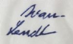 1980s Ivan Lendl Tennis Great Hertz Mizuno Match Worn Shirt & Pant (Autographed ) JSA/MEARS