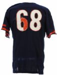 1951-53 Gerald Stautberg / John Badaczweski Chicago Bears Home Game Worn Jersey (MEARS)