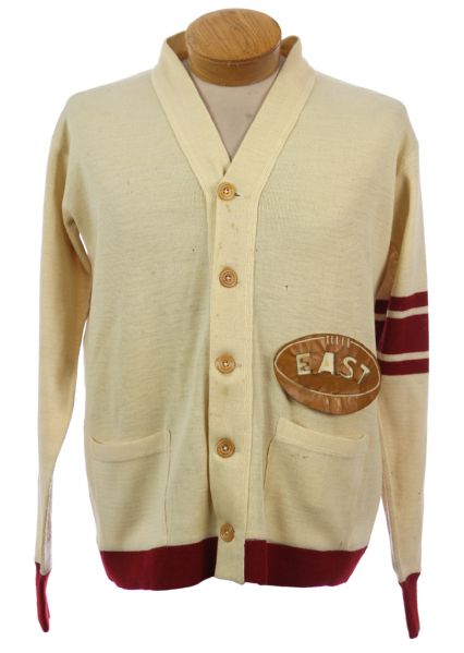 1920s Spalding East Football Basketball Baseball Letterman Sweater