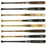 1993-2014 Baseball Super Star Game Used Bat Lot (8) MEARS LOA
