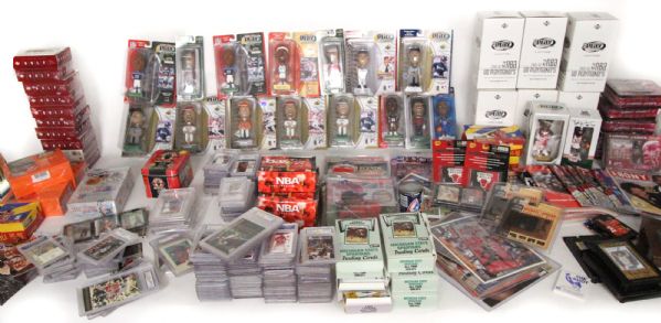 1980s-Present Massive Baseball, Basketball & Football Collection (425+ Items) - Roger Clemens, Singletary