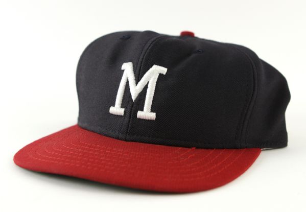 1990s Milwaukee Braves Milwaukee Braves Signed Roman Pro Cap (4)