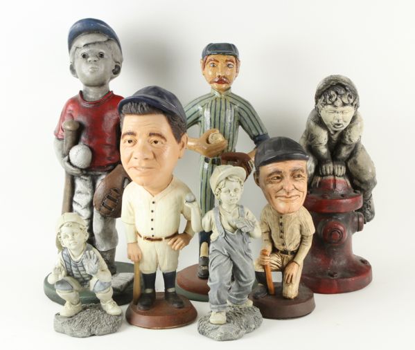 1978-95 Baseball Statues Designed by Nesi Studio, Henri Studio, Bill & Phyllis Duffy, Jaimy, Curtig Licensing (Lot of 6)