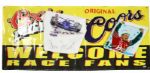 1990s Racing Lot w/ Dale Earnhardt Jr. Photo Coors Racing Sign and More (Lot of 3)